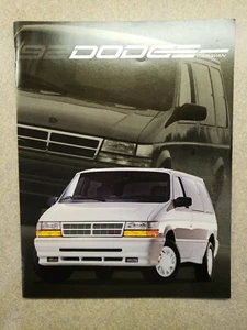 1992 Dodge Caravan Sales Brochure Original - Vintage - Picture 1 of 9