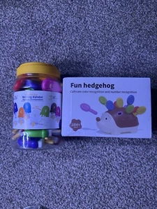 Juguetes de aprendizaje Montessori finos más habilidades para niños pequeños 2 piezas regalo alfabeto educativo - Imagen 1 de 6