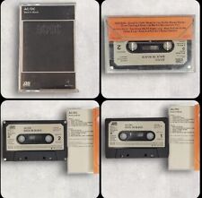 AC/DC BACK IN BLACK 1980 German Release Cassette Tape Rare Case & Black Cassette