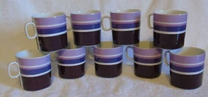 Block Langenthal Transition Signal MINT MCM Switzerland 9 Cups 3" Demitasse - Picture 1 of 7