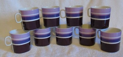 Block Langenthal Transition Signal MINT MCM Switzerland 9 Cups 3" Demitasse - Image 1 of 4