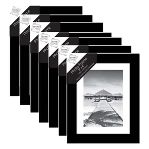 (Pack of 24) 6"x8" Black Photo Picture Glass Frames Job Lot Wholesale Bulk Buy‼‼ - Picture 1 of 3