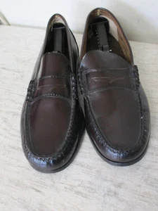 Men's Florsheim Penny Loafer Dress Shoes Size 10EEE Redish-BrownLeather 17058-05 - Picture 1 of 7