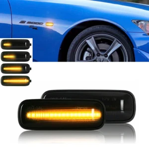Luz intermitente LED dinámica para Honda Civic 1996-2000 luz intermitente ahumada 2X   - Imagen 1 de 8