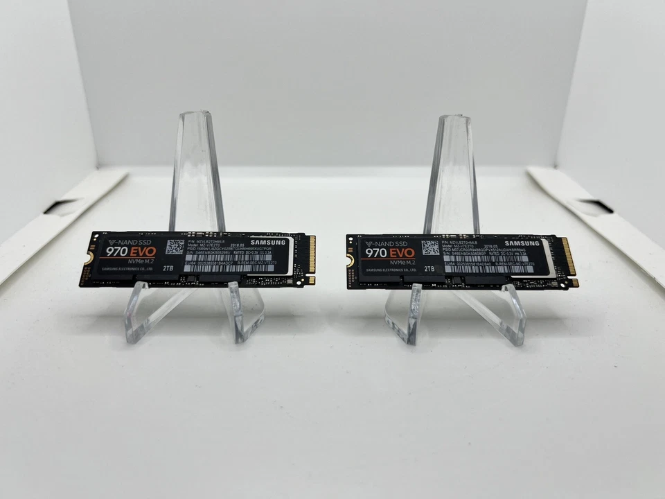 Unidad de estado sólido SSD MZ-V7E2T0 2 X 2 TB Samsung 970 EVO M.2 NVMe PCI-Express Foto 1 de 1