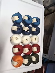 Rowan Cotton Glace 100% Cotton 50g Ball. Mixed Lot. 15 Total. As Pictured - Picture 1 of 12