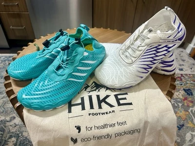HIKE Footwear Women’s Size 40 Hiking Shoes 2 Pair Bundle Aqua & White/Purple - Image 1 of 4
