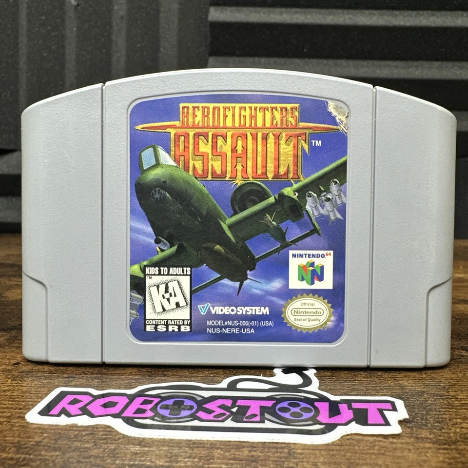 Aerofighters Assault (Nintendo N64) Cleaned, Tested & Authentic⭐ - Image 1 of 4