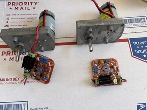 TWO - ASME-04B DC12V 24V 380kg. Steel Gear Torque RC Servo Robot Mechanical Arm - Picture 1 of 7