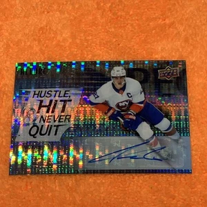 Anders Lee 2021-22 Allure #HH-5 BLUE LINE AUTO Hustle Hit & Never Quit Islanders - Bild 1 von 2