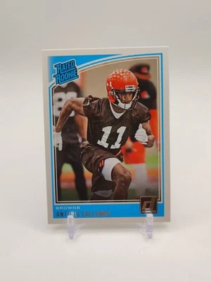 2018 Panini Donruss Rated Rookie Antonio Callaway #341 - Image 1 of 2