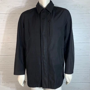 Giacca Hugo Boss nera con zip, stile corallo, taglia 44 R - Foto 1 di 11