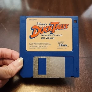 Disquete Duck Tales the Quest For Gold Game IBM 3.5" solo 1990 Disney  - Imagen 1 de 3