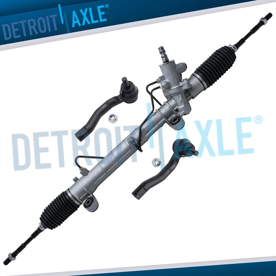 Barra de amarre de piñón y cremallera de dirección asistida completa para Toyota Corolla 2003-2008 Foto 1 de 4