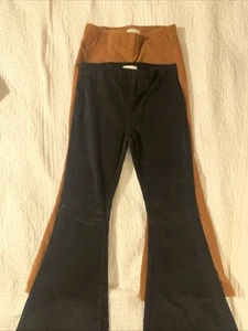 Set Of 2 Chelsea & Violet Girl's size Large Bell Bottom Flare Leg Corduroy Pants - Picture 1 of 9
