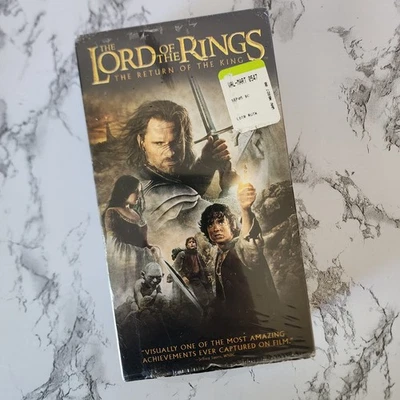 The Lord of the Rings: The Return of the King (VHS, 2004, 2-Tape Set) NEW SEALED - Image 1 of 4