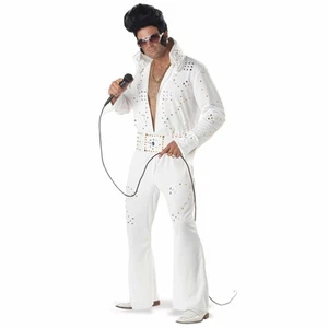 Rock Legend 1950s King Rock & Roll Hairspray Greaser Mens Costume - Picture 1 of 1