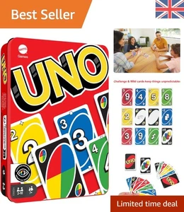 UNO Kartenspiel mit Sammler-Aufbewahrungsdose - 2-10 Spieler überall ansprechen! - Bild 1 von 7