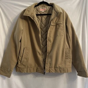 Vintage Mossimo Work Chore Coat Quilted Insulated Grunge Y2K Barn Jacket Sz L - Picture 1 of 6