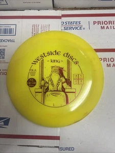 Westside Discs Golf King Yellow/Green 154 Disc PDGA✅ VIP Air Plastics 14 5 -1 4 - Picture 1 of 5