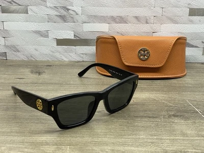 Gafas de sol de diseñador Tory Burch para mujer TY 7169U 1709/87 NEGRAS 52[]17-140 + estuche Foto 1 de 4