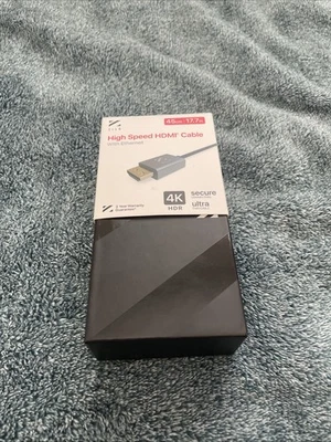 ZILR 4Kp60 Hyper Thin High Speed HDMI Secure Cable with Micro Connector NIB - Image 1 of 3