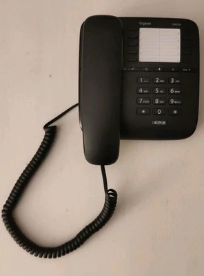 Gigaset DA510 Analoges Tasten Telefon, schwarz, Wandmontage möglich - Bild 1 von 4