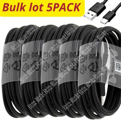 Paquete de 5 cables USB C tipo C cable de carga rápida para Samsung Android cable cargador Foto 1 de 4