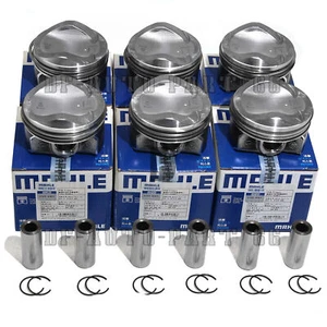 6x Pistons & Rings Set STD Mahle For Audi S5 A6 A7 A8 Q7 3.0 TFSI CRE CTD EA837 - Picture 1 of 5