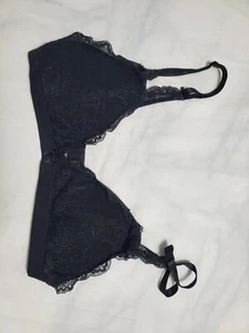 Oh La Jari Womens Black Lace Bra Light Size - Medium 36B Cute Sexy Bra - Picture 1 of 5