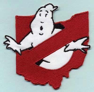Ohio State - Parche para planchar disfraz de Cazafantasmas sin fantasmas  Foto 1 de 3