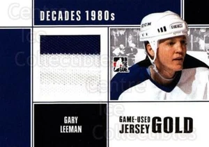 2010-11 ITG Decades 1980s Jersey Gold #27 Gary Leeman - Picture 1 of 1