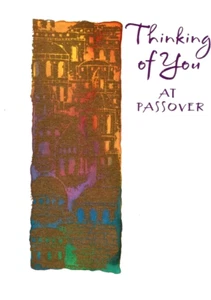 Happy Pesach Passover Thinking Of You Blank Inside Hallmark Greeting Card - Picture 1 of 2