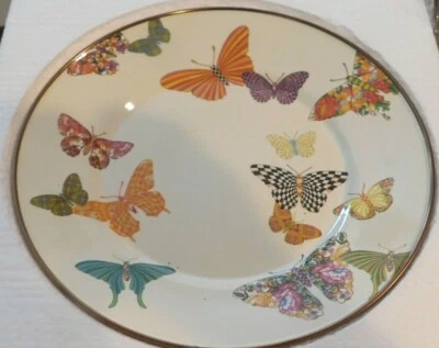 MACKENZIE-NIÑOS, JARDÍN MARIPOSA 12" PLACAS CARGADOR, JUEGO DE 4, NUEVO, RETIRADO Foto 1 de 2