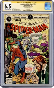 1977 MARVEL AMAZING SPIDER-MAN #170 CGC 6.5 MIKE PLOOG COLLECTION SIGNED CANADA - Picture 1 of 9