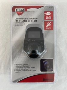 Auto Drive Low Profile Bluetooth FM Wireless Transmitter Dual USB Ports VM-201 - Picture 1 of 2