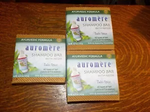 auromere Shampoo Bar ~ Tulsi-Spice 4.23oz ~ Lot of (3) - Picture 1 of 1