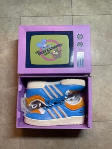 ADIDAS Rivalry Low x Los Simpson ITCHY azul crema naranja IE7566 talla 9,5 - Imagen 1 de 16