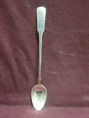 Cuchara de té helado vintage Sterling International 1810 7 1/4" 37 g monograma H B*C Foto 1 de 4
