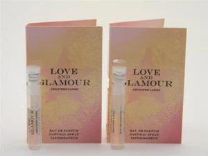 Jennifer Lopez Love & Glamour EDP Vial Sample 1.2ml 0.04oz (Lot of 2) - Picture 1 of 1