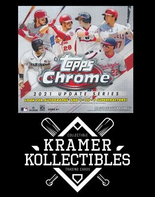 2021 Topps Chrome Update Baseball Base and Purple Parallel - COMPLETE YOUR SET! - Image 1 of 3