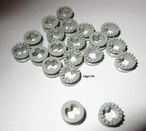 Lego 4265b x20 Technic Light Gray 1/2 Toothed Type II 8479 8485 4565 MOC A31 - Imagen 1 de 1
