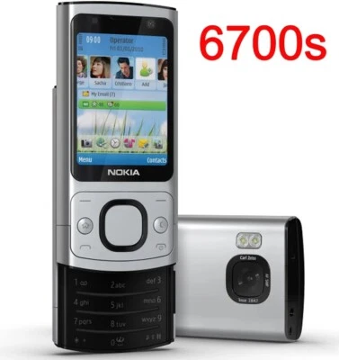 Original Nokia 6700 Slide Silver Unlocked Camera 5.0MP Bluetooth Java Smartphone - Image 1 of 4