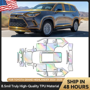 For Toyota Grand Highlander 2024-UP Full Car Precut Paint Protection Film PPF - Picture 1 of 23