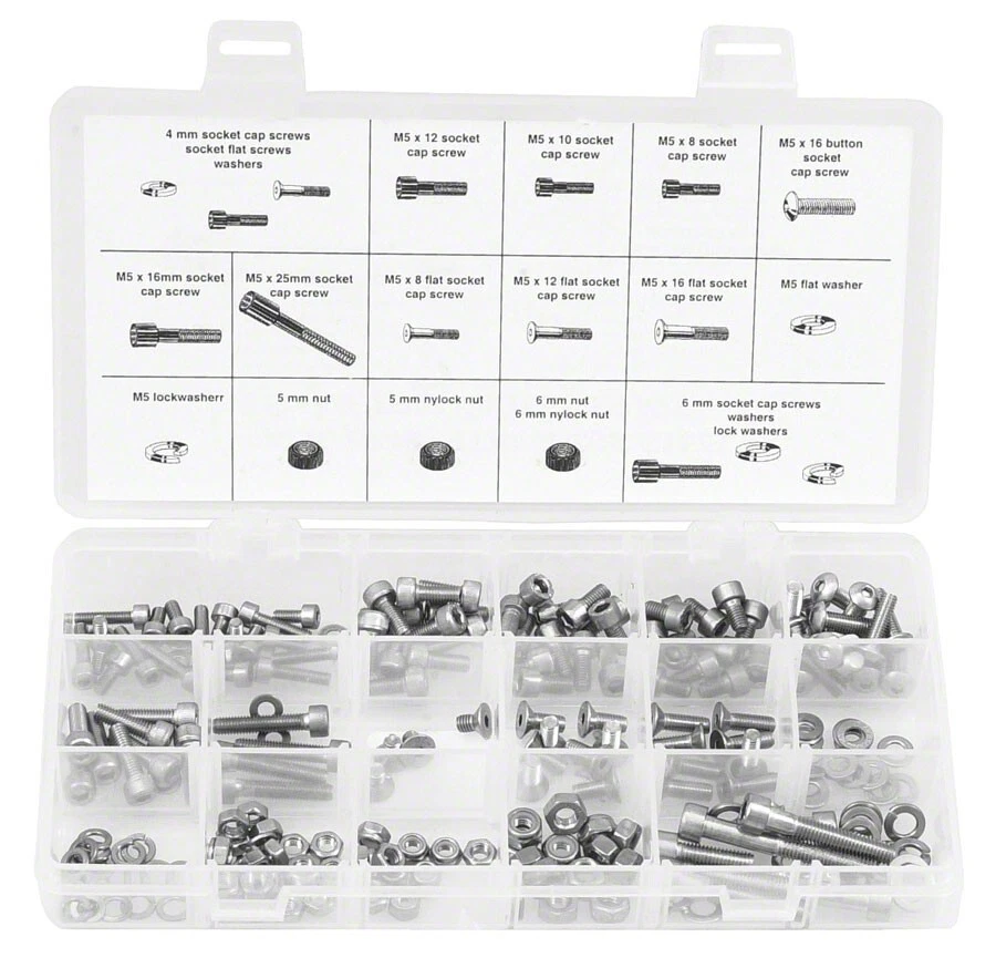 Wheels Manufacturing 456mm Fastener Kit - 218 Pieces of Stainless Steel Bolts - Image 1 of 1