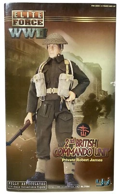 BBI Elite Force WWII 2nd British Commando Unit Private Robert James Figure READ - Image 1 of 4
