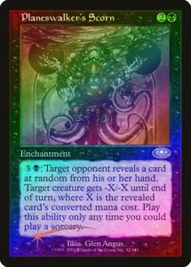 Planeswalker's Scorn FOIL Planeshift NM Black Rare MAGIC MTG - Picture 1 of 1