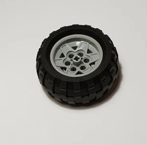 1x Lego® Technic Reifen 68,7x34R 61480 + 1x Felge 43.2x26 hellgrau 41896 Technik - Picture 1 of 2