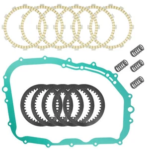 Clutch Friction Steel Plates and Gasket Kit for Suzuki LT-F400 Eiger 400 2003-08 - Picture 1 of 7