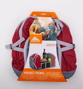 KELTY Portable Pocket Picnic Table Backpack Cooler Bag Hiking Camping Brand New - Picture 1 of 7